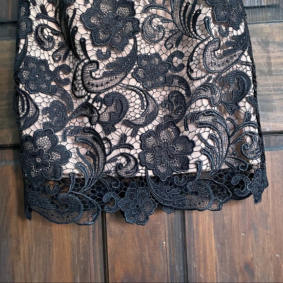 DRESS THE POPULATION Anna Crochet Lace Sheath Dress NWT - Picture 7 of 11